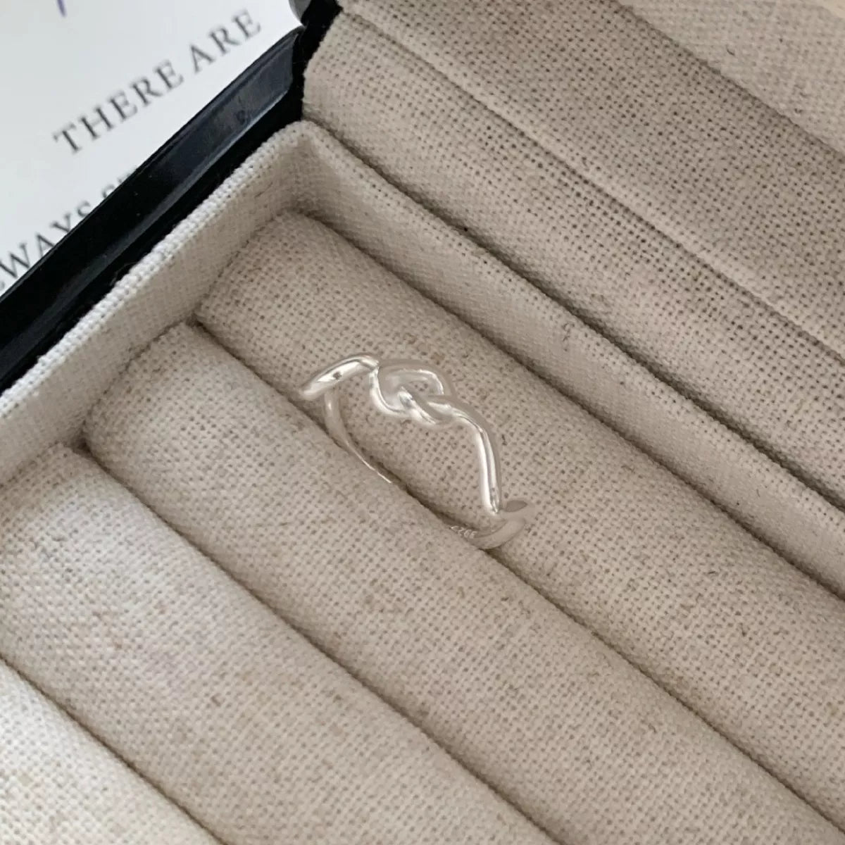 Lightweight Knot Open Ring - alternate ring view