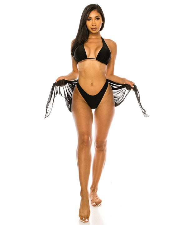 3 Piece Sarong Cover-Up Set