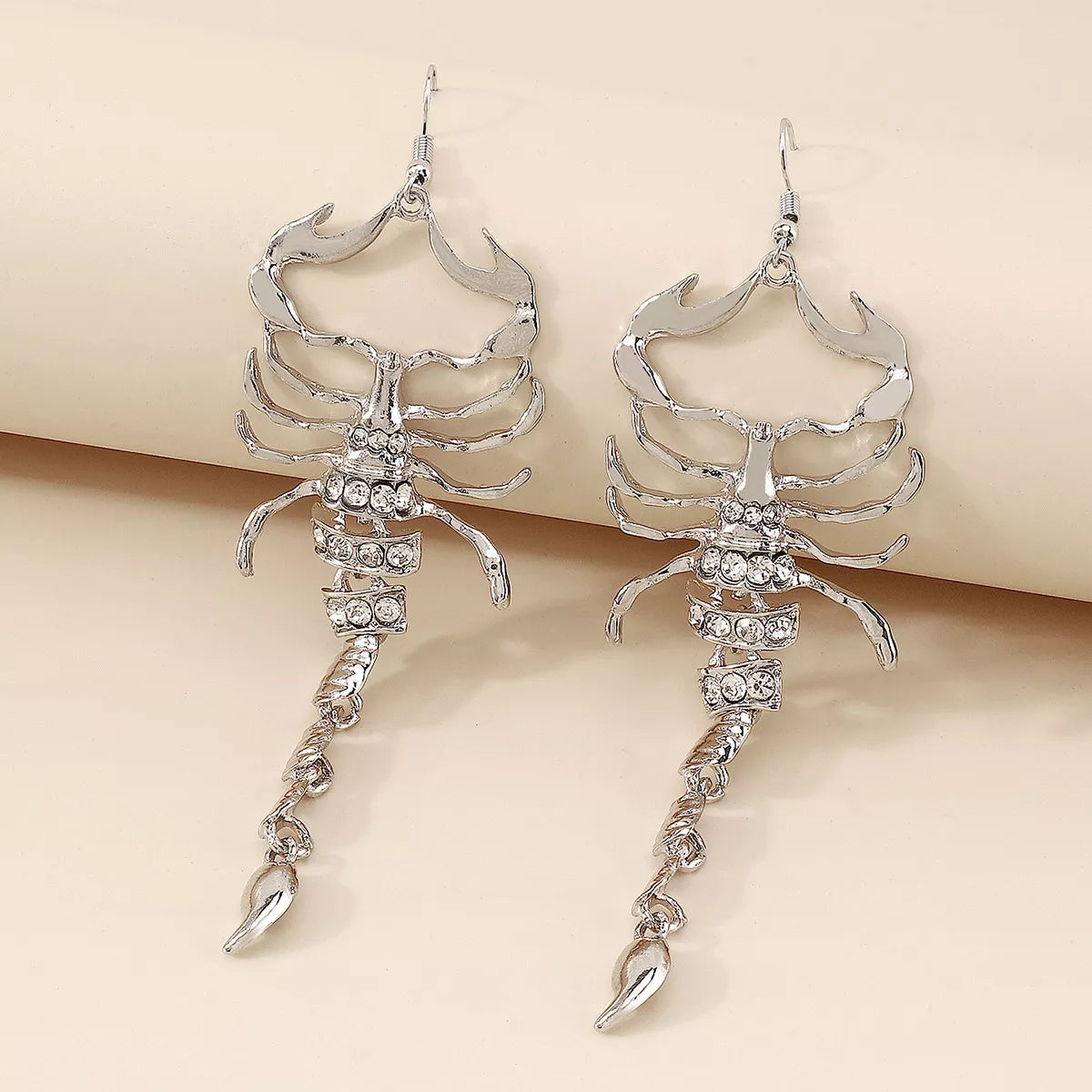 Scorpion Dangle Earrings - alternate earring view