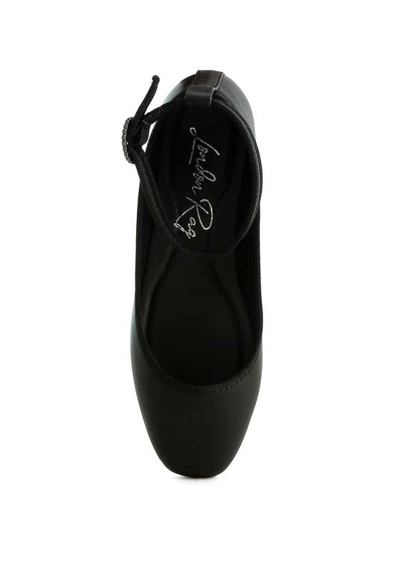 Ankle Strap Ballet Flats