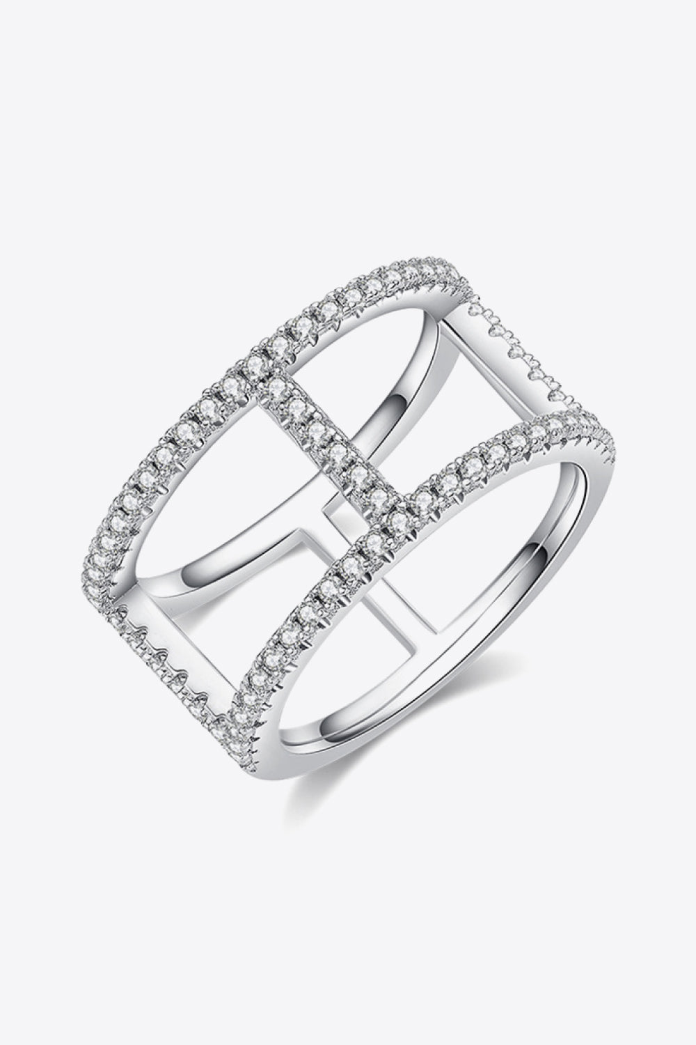 Always Get Better Moissanite Ring in Silver - women's ring