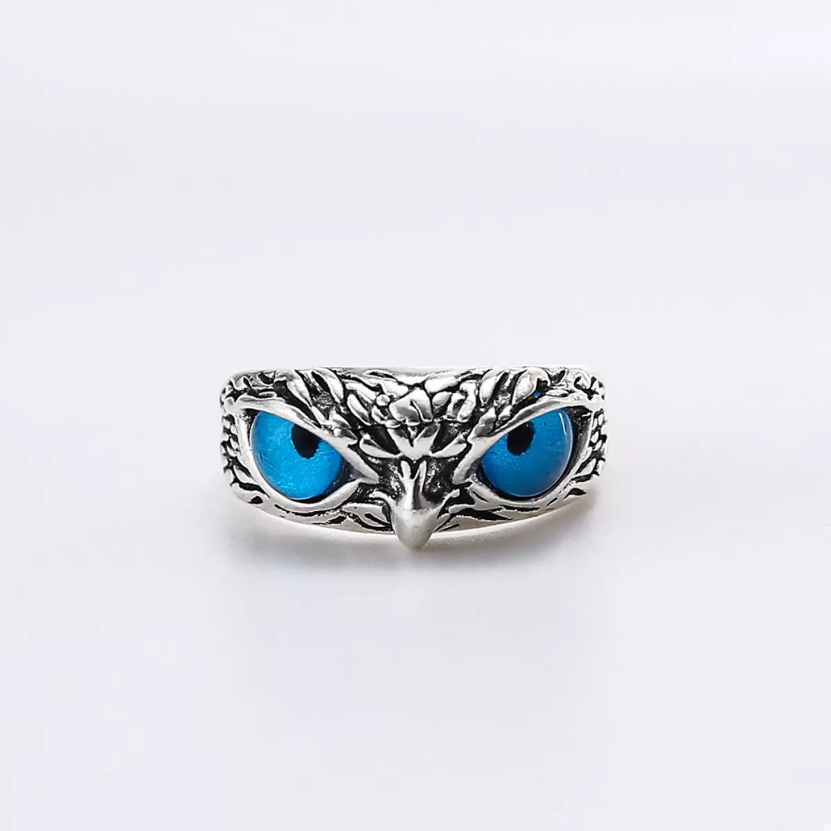 Alloy Owl Eyes Ring - alternate ring view