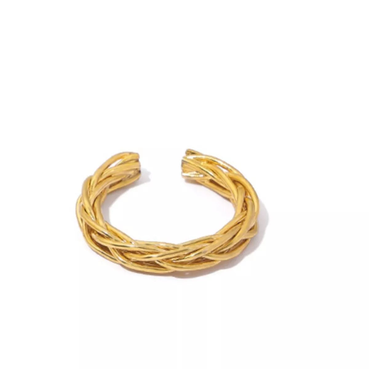 18K Gold-Plated Open Ring - alternate ring view