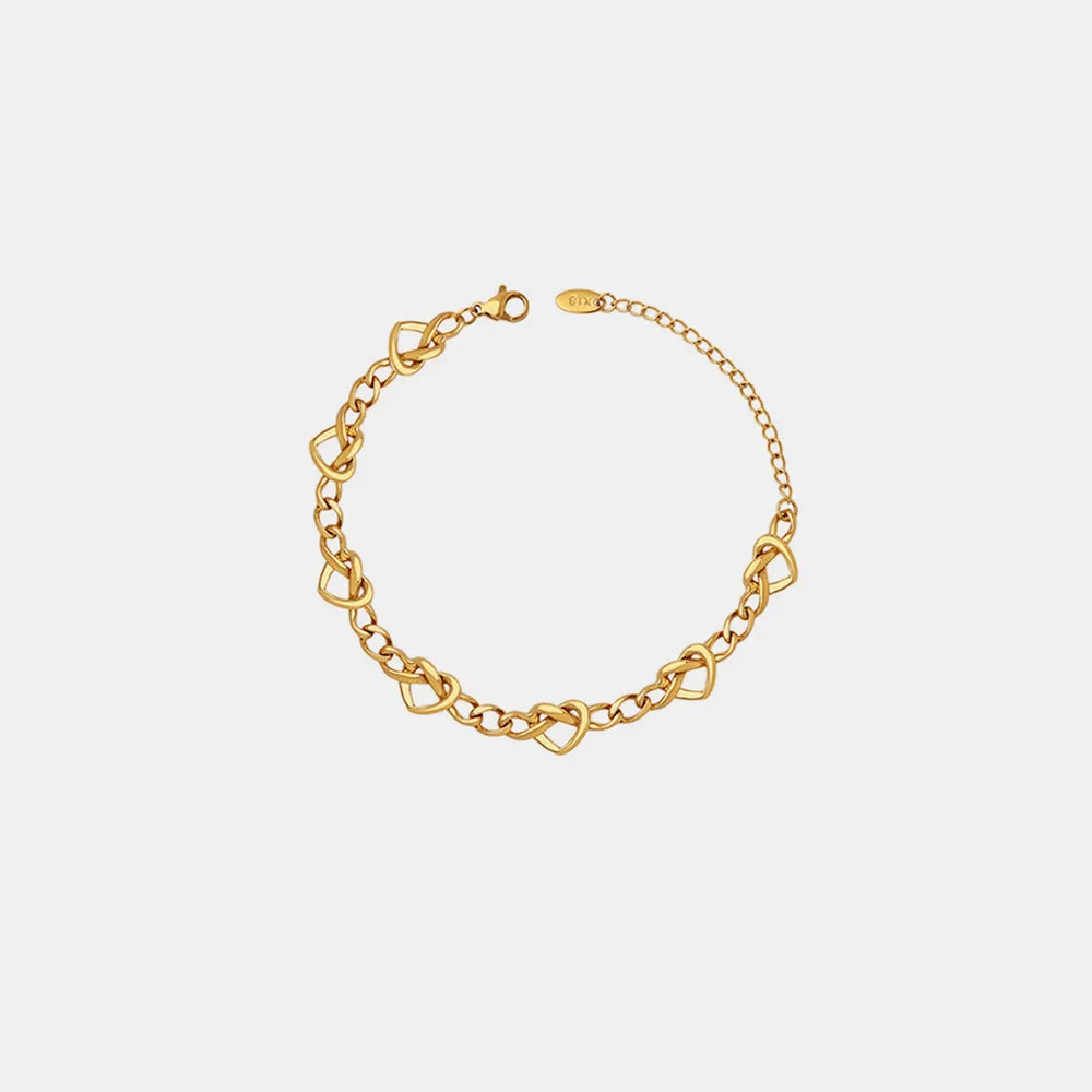 18K Gold-Plated Titanium Steel Bracelet in Style A - women's bracelet