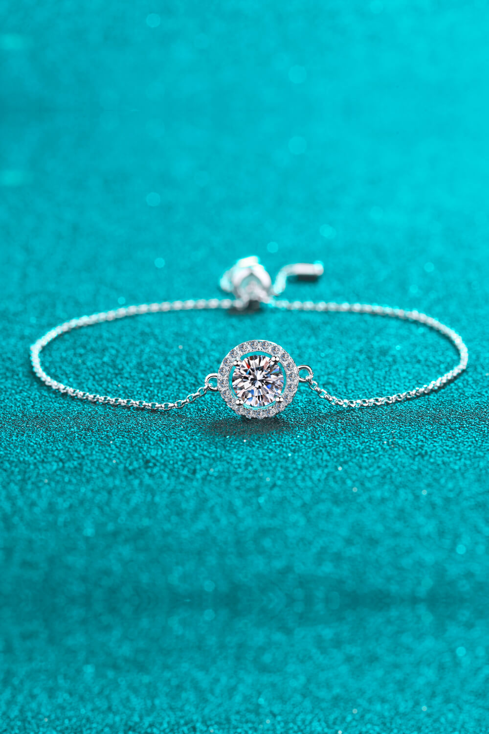 Adored All For Fun 1 Carat Moissanite Bracelet in Silver - women's bracelet