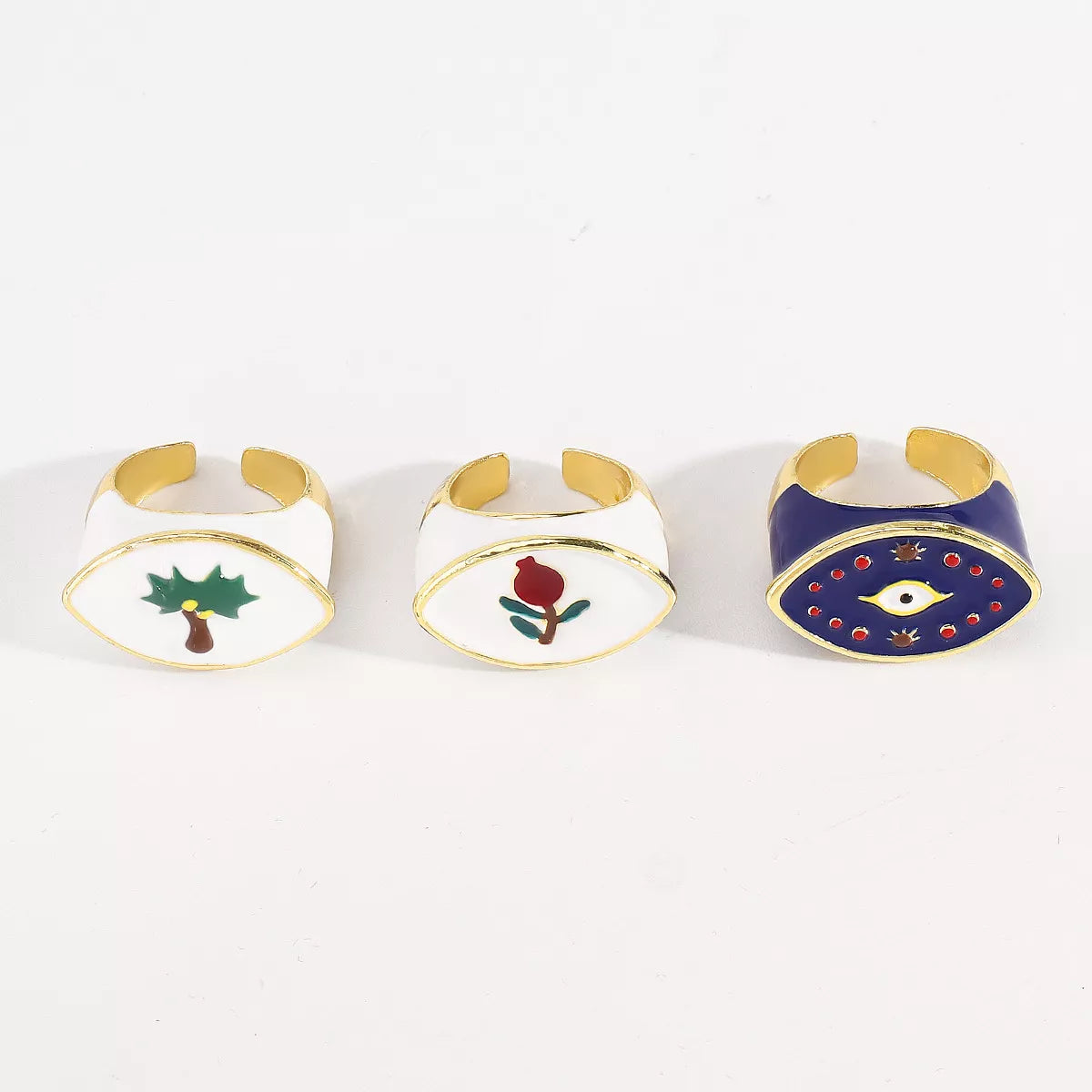 18K Gold-Plated Open Ring - alternate ring view