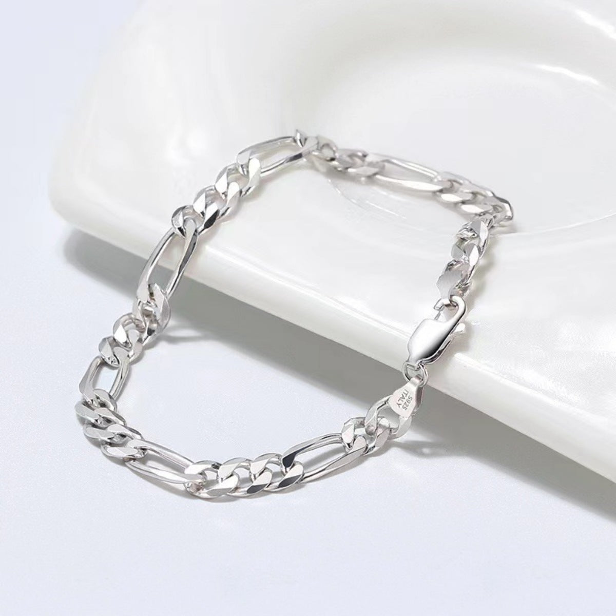 Sterling Silver Chain Bracelet in Silver - women's chain bracelet