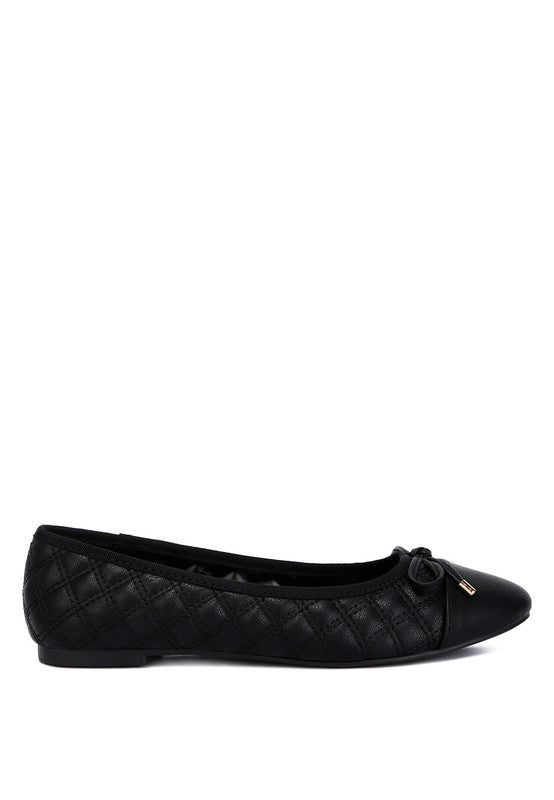 Quilted Leather Ballerinas
