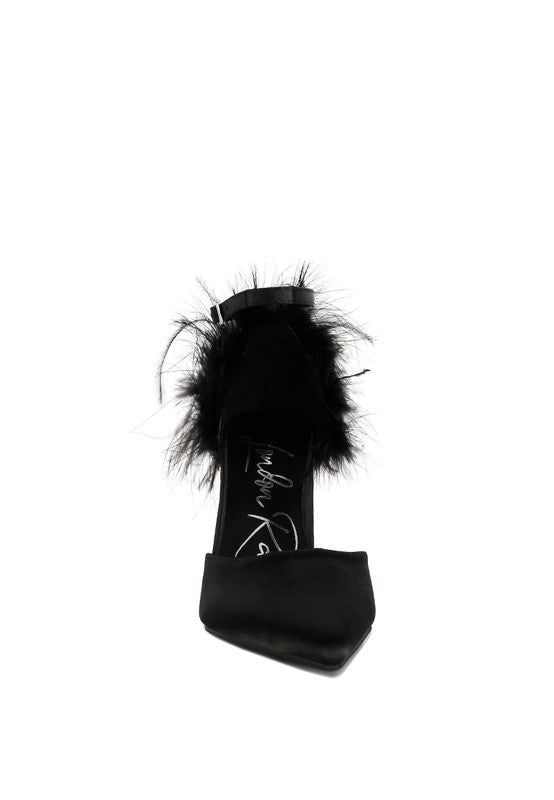 Fur Detail Sandals