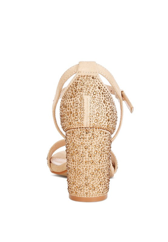 Rhinestones Embellished Sandals