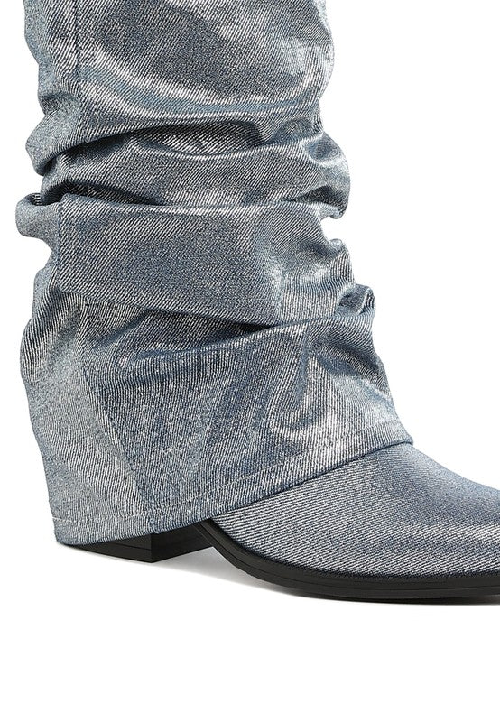 Fold-Over Slouchy Boot