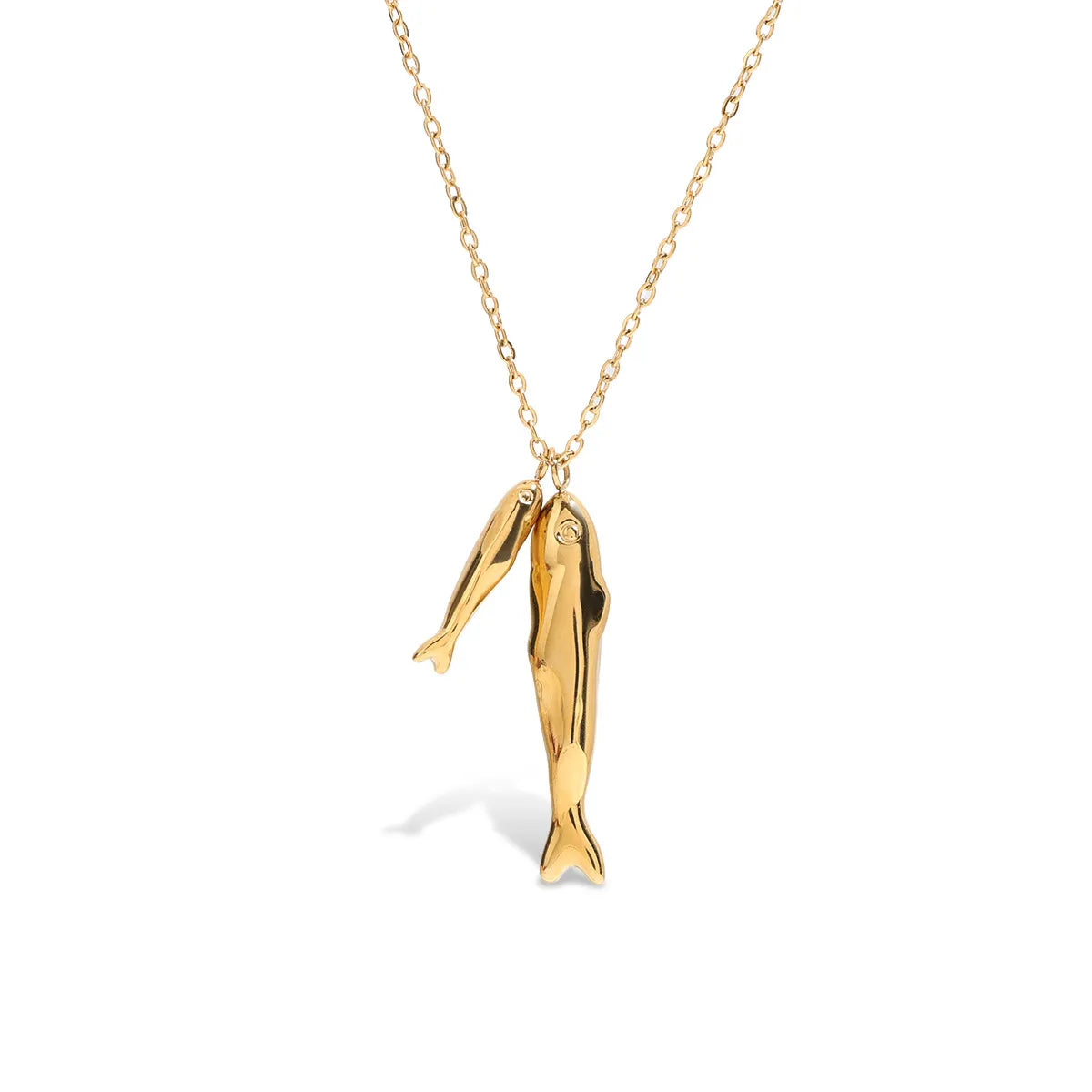 18K Gold-Plated Pendant Necklace - alternate necklace view