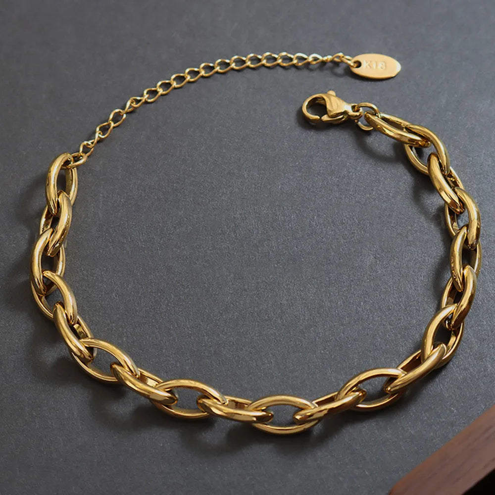 Titanium Steel Chain Bracelet - alternate jewelry view