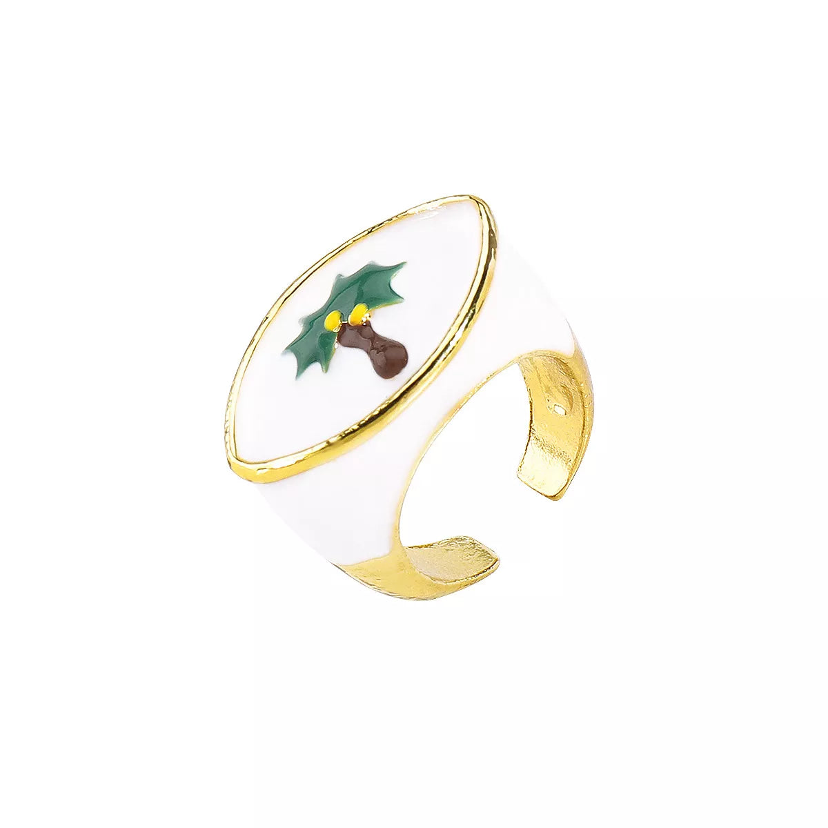 18K Gold-Plated Open Ring - alternate ring view