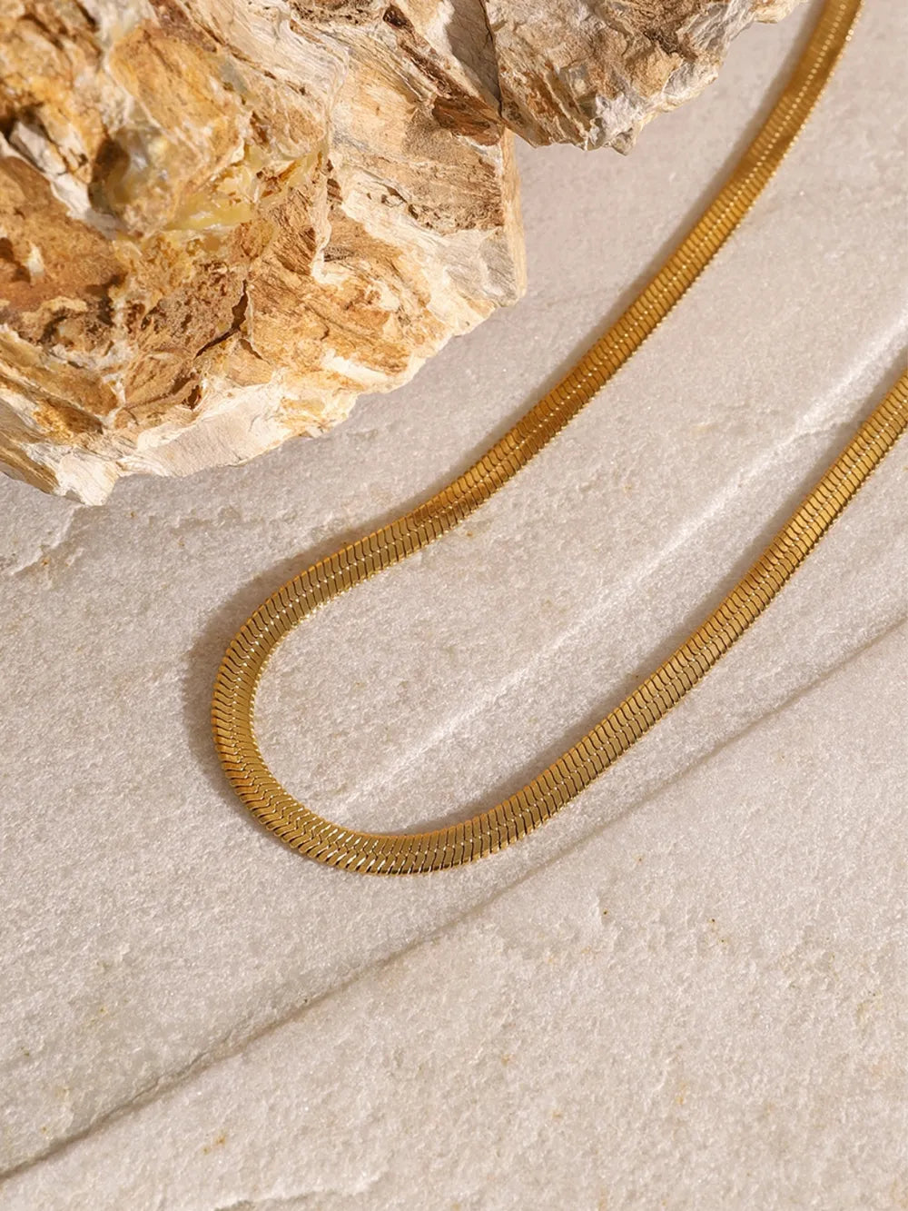 18K Gold-Plated Three-Layered Cross Necklace - alternate necklace view