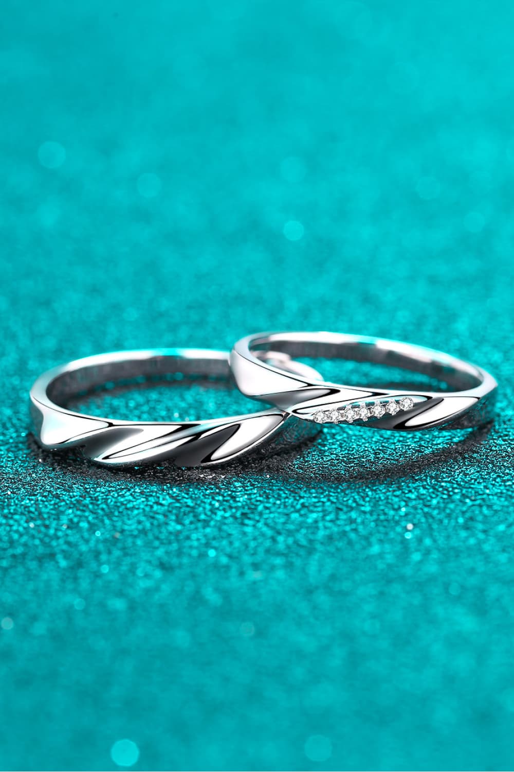 Minimalist Sterling Silver Rhodium-Plated Ring in Men - women's ring