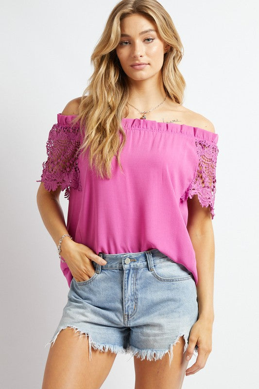 Crochet Sleeve Top