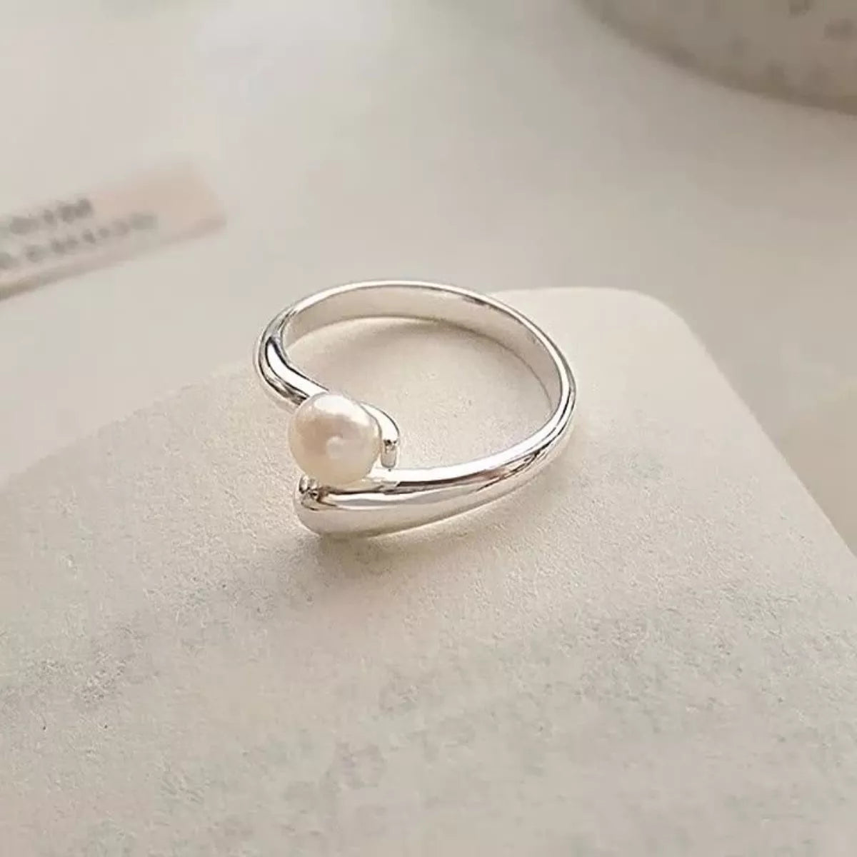 Sterling Silver Bypass Ring - alternate ring view