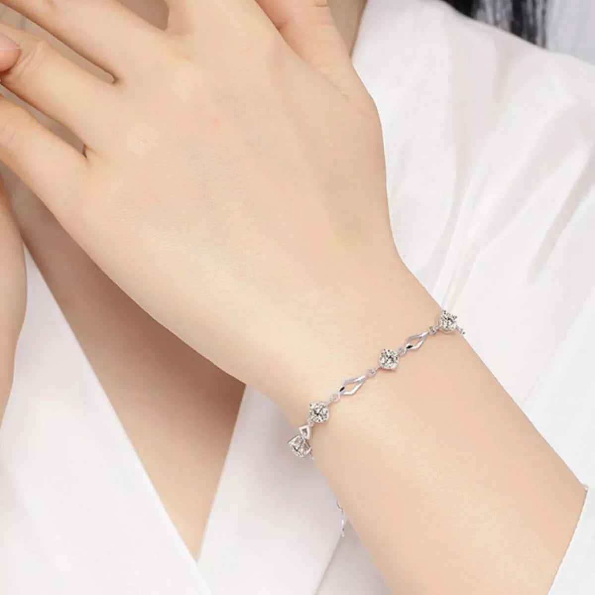 Sterling Silver Bracelet - alternate jewelry view