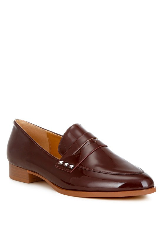 Patent Pleather Penny Loafers