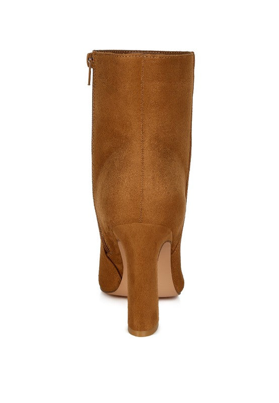 Block Heeled Ankle Boots