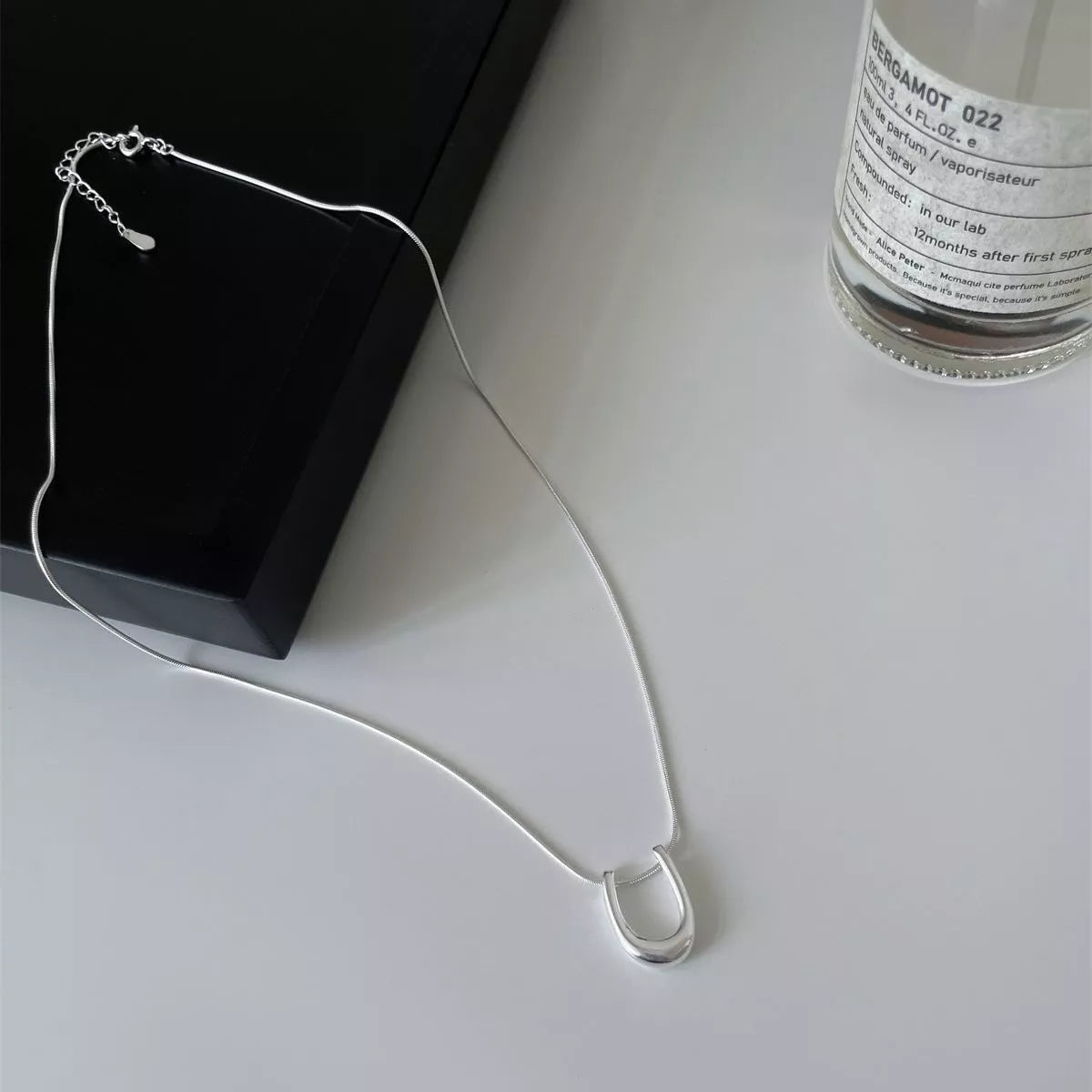 Sterling Silver Pendant Necklace - alternate necklace view