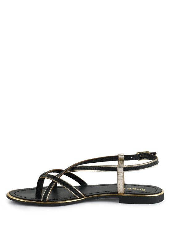 Loop Strappy Flat Sandals