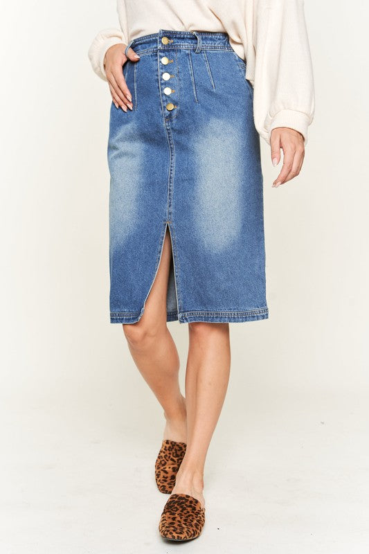 Button Down Skirt