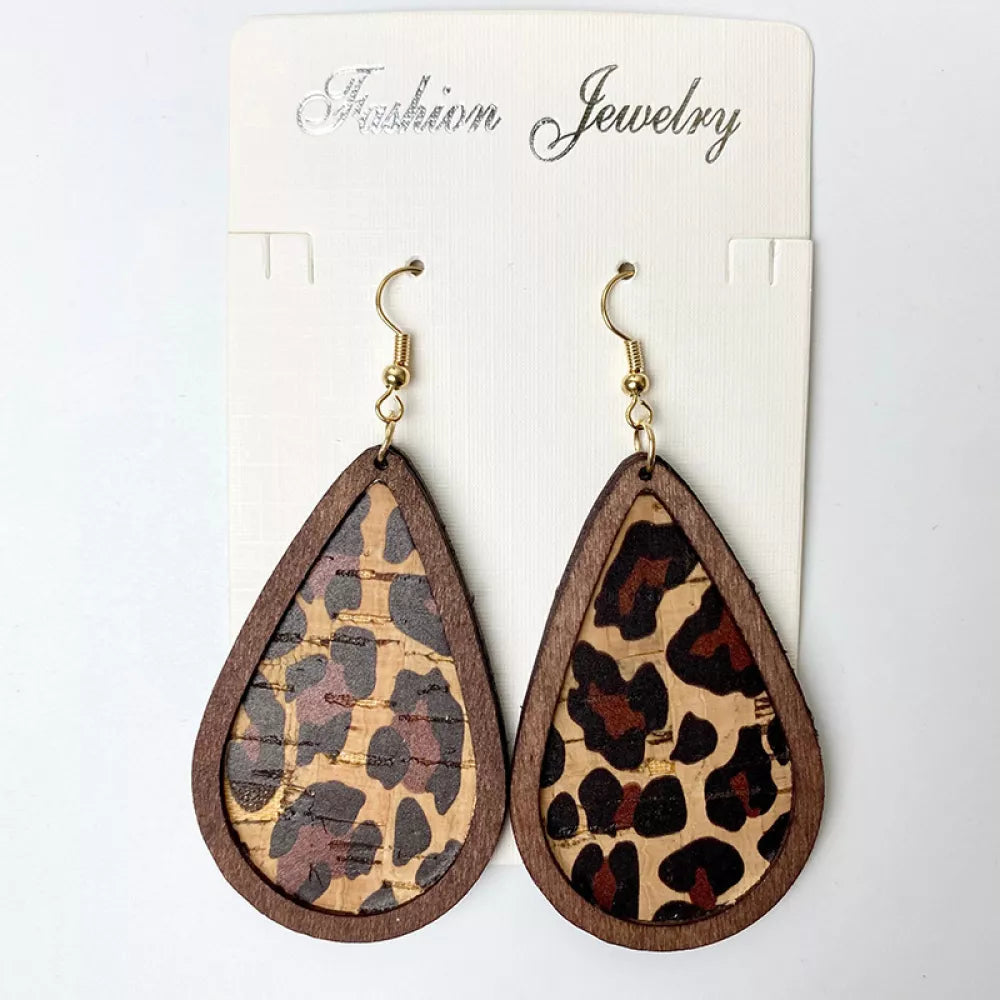 Teardrop Dangle Earrings in Style D - women's dangle earrings