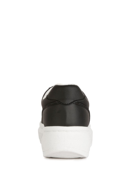 Faux Leather Sneakers