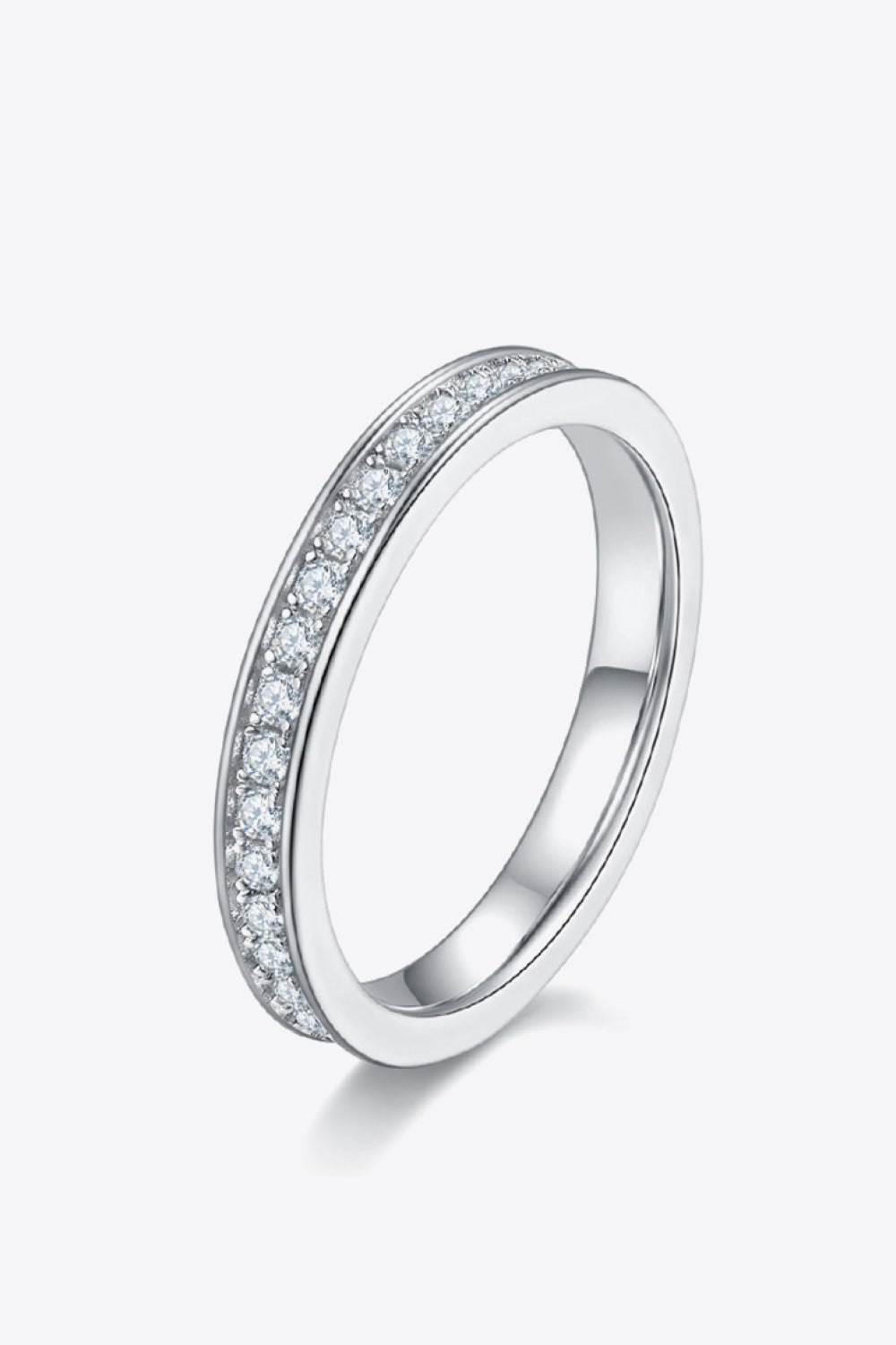 Unexplained Words Moissanite Ring in Silver - women's ring