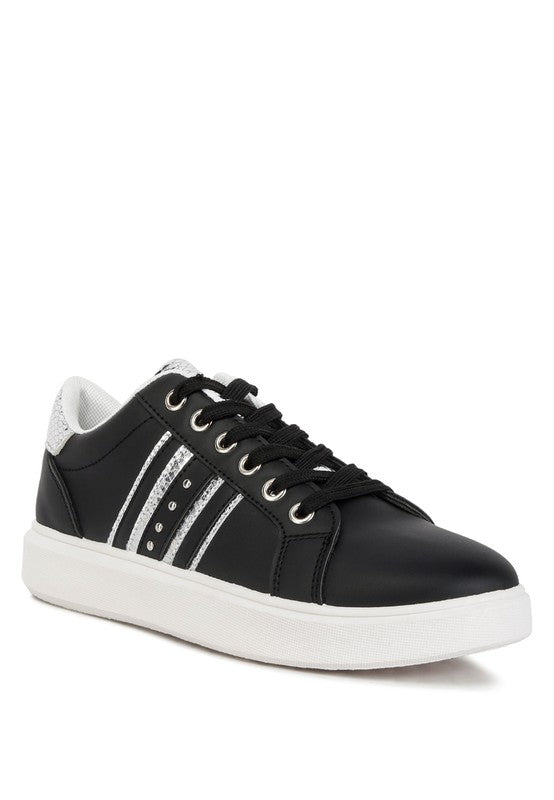 Faux Leather Sneakers