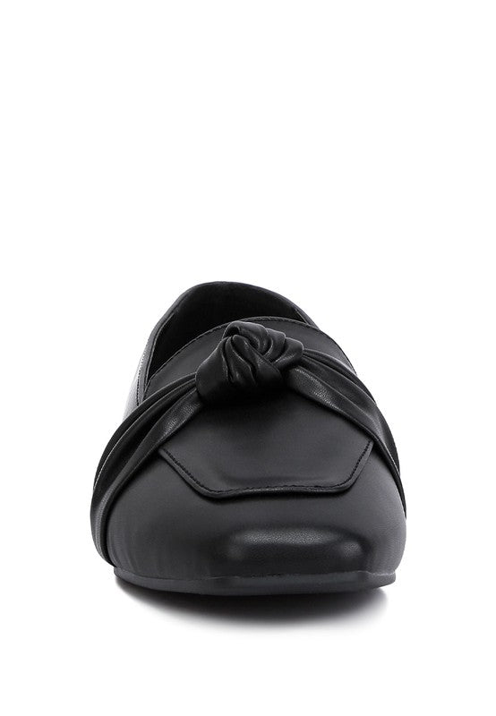 Knot Detail Loafers