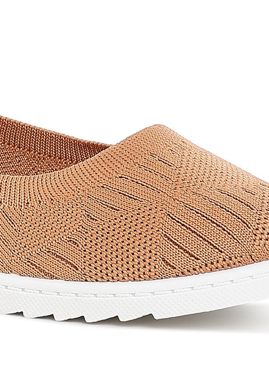 Knitted Textured Flats