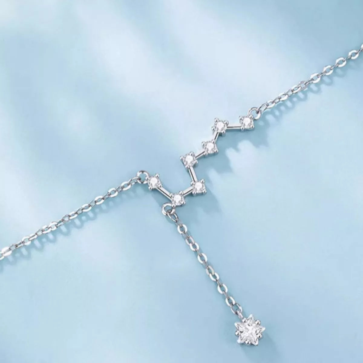 Sterling Silver Zircon Anklet Bracelets - alternate jewelry view