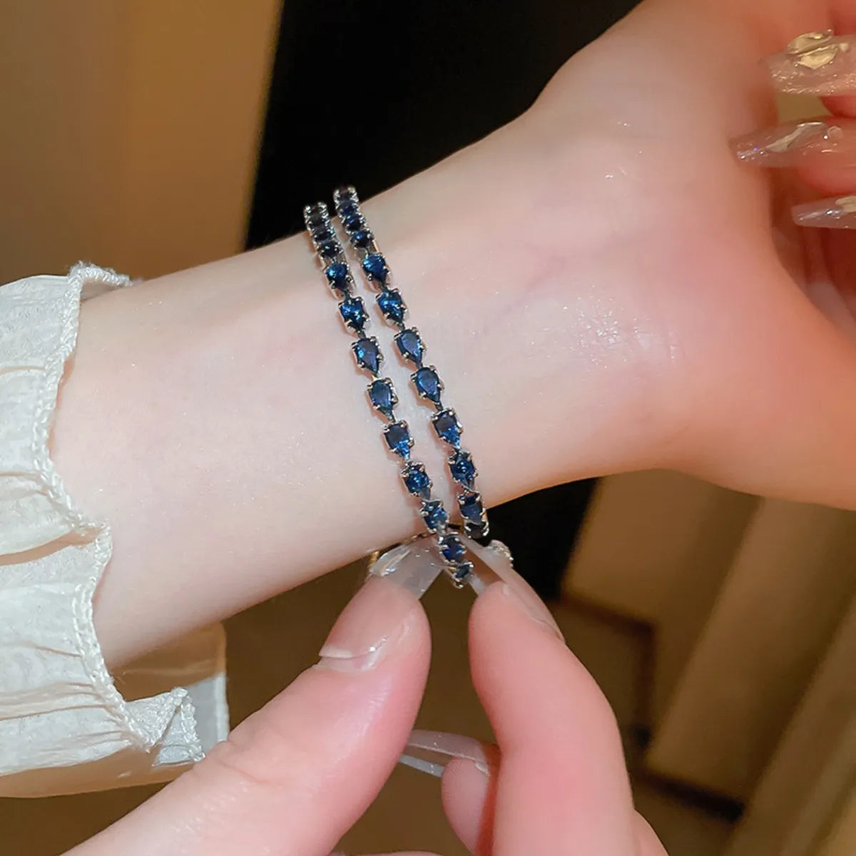 Alloy Zircon Bracelet - alternate jewelry view
