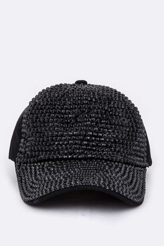 Crystal Denim Cap