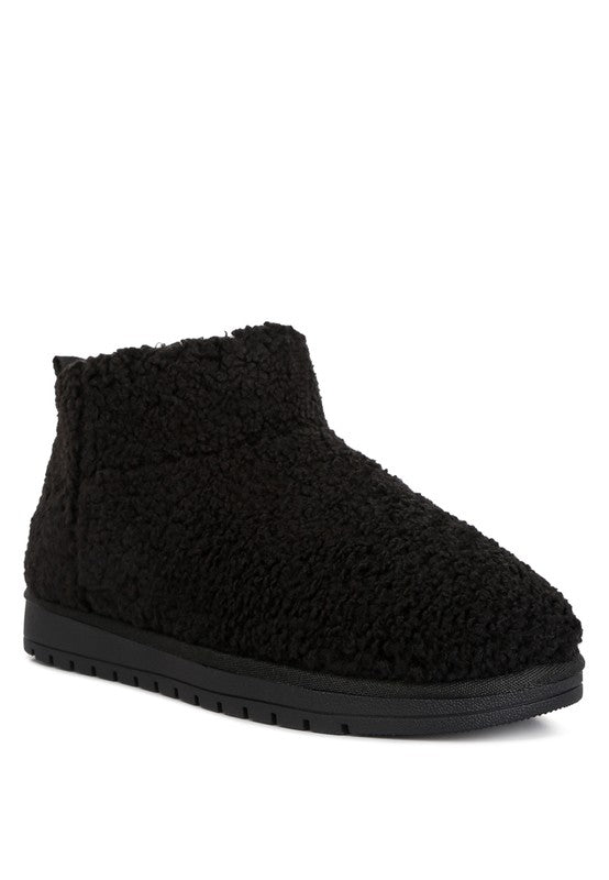 Fleece Exterior Fluffy Booties