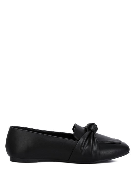 Knot Detail Loafers