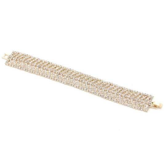 Mesh Rhinestone Bracelet