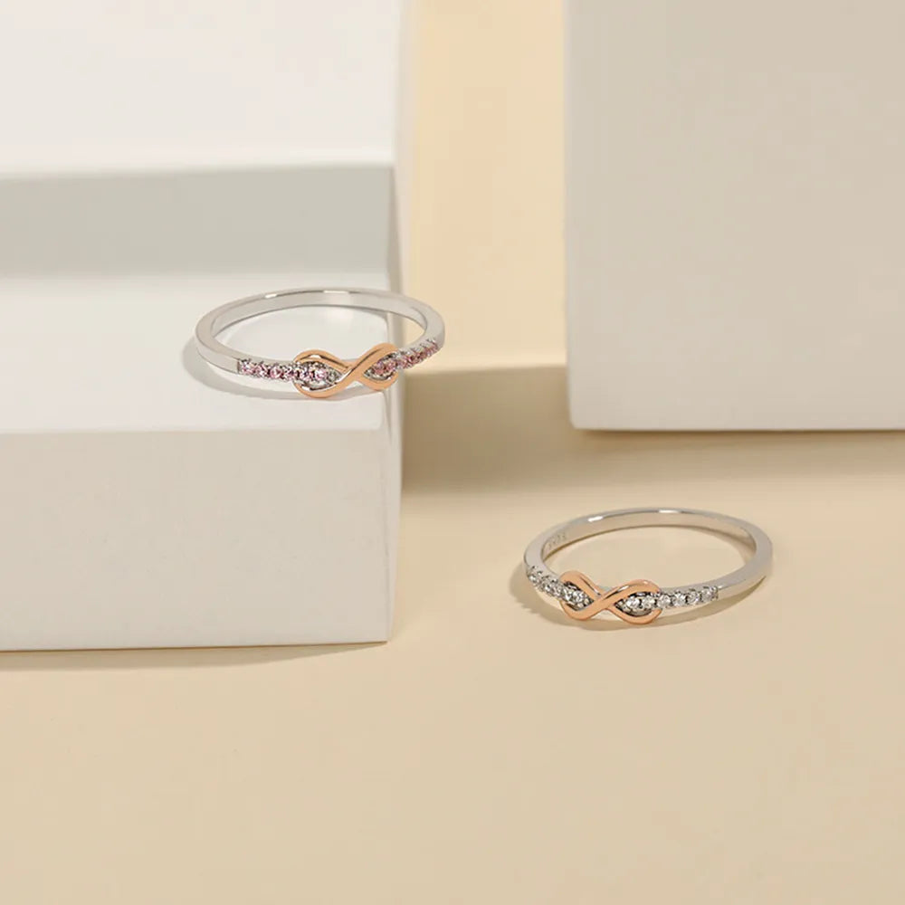 Zircon Sterling Silver Ring in Silver - women's ring