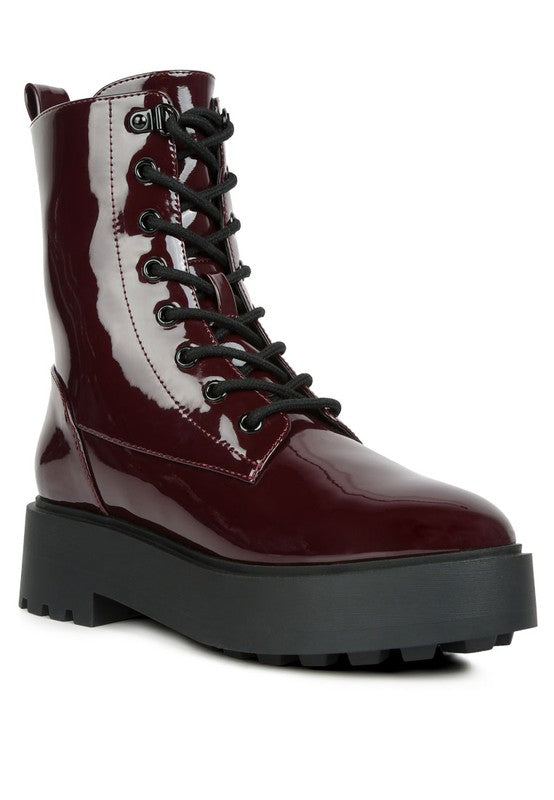 Faux Leather Boots