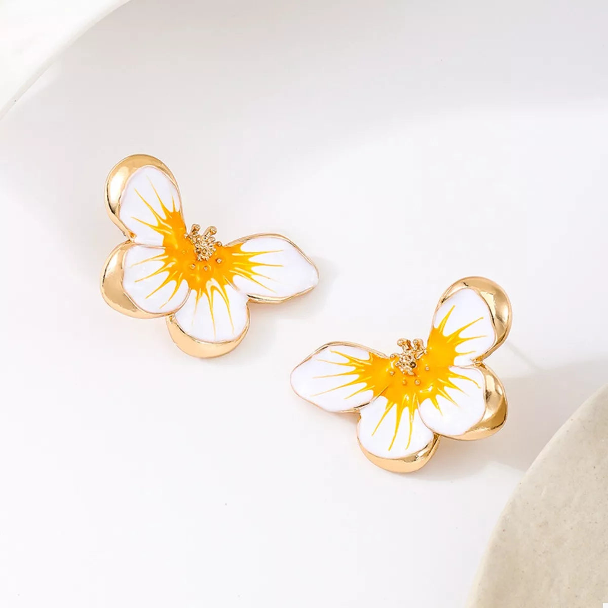 Butterfly Stud Earrings - alternate earring view