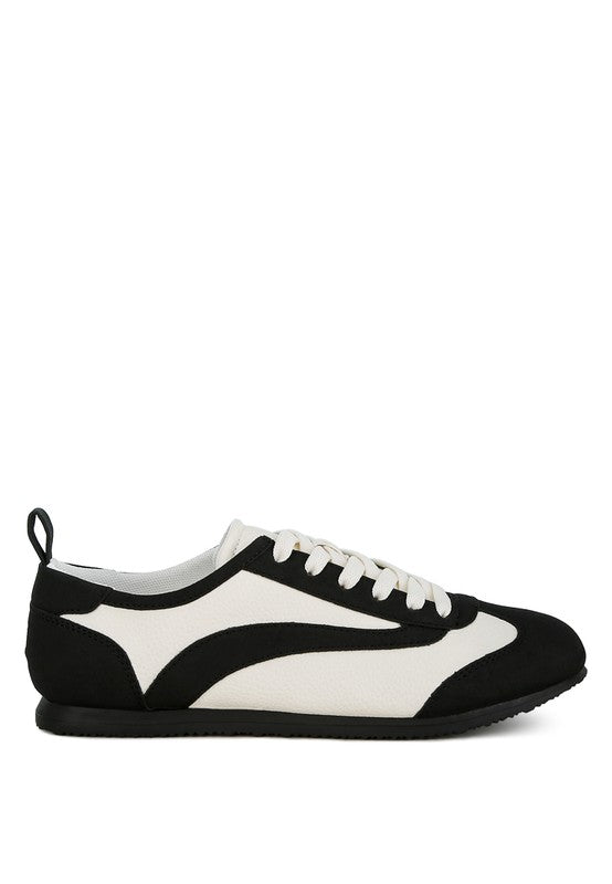 Contrast Lace Up Sneakers