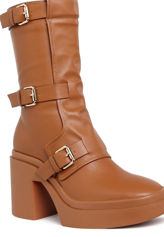 Chunky Biker Boots