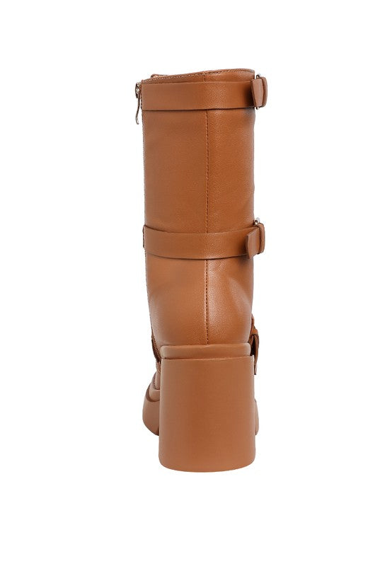 Chunky Biker Boots