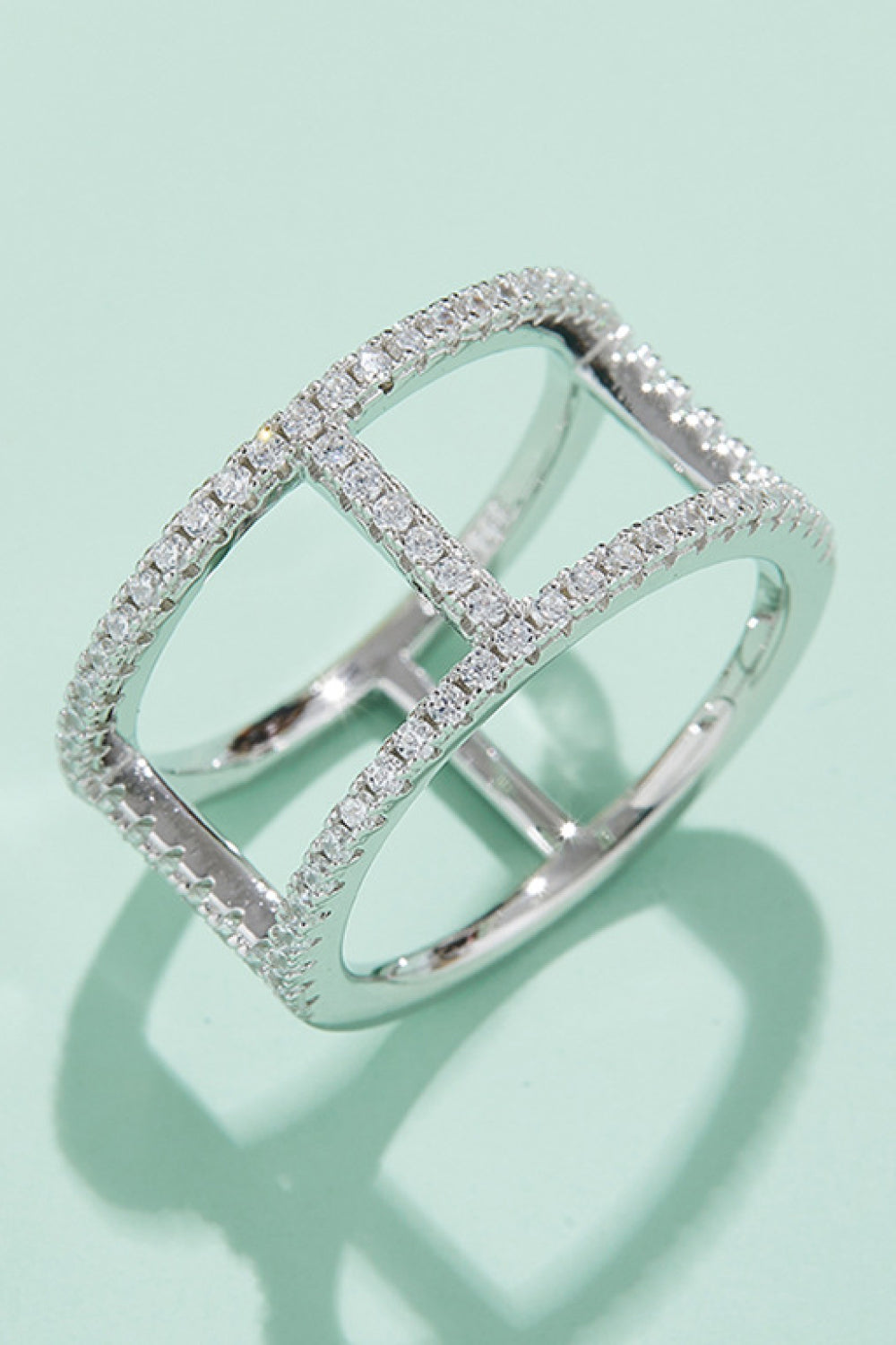 Always Get Better Moissanite Ring in Silver - women's ring