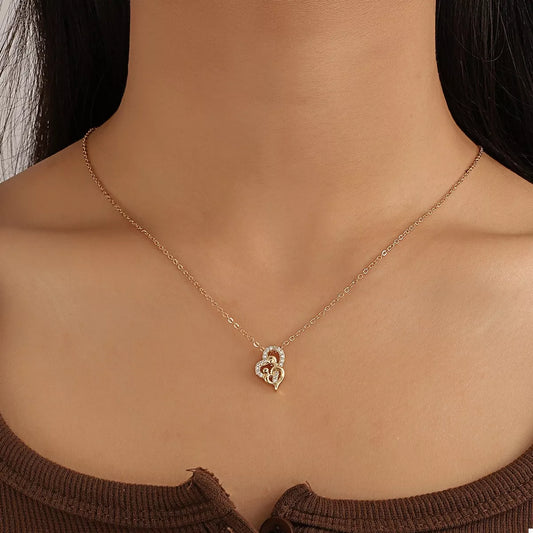 18K Gold-Plated Pendant Necklace in Gold - women's pendant necklace