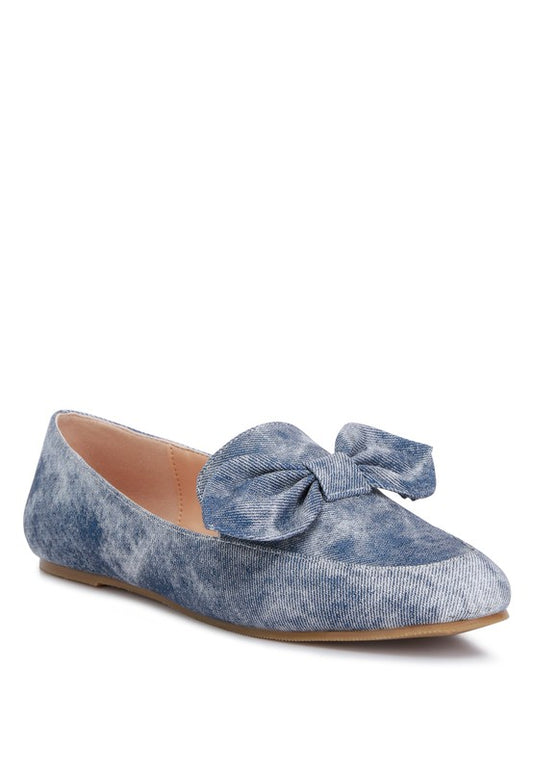 Bow Embellished Loafers
