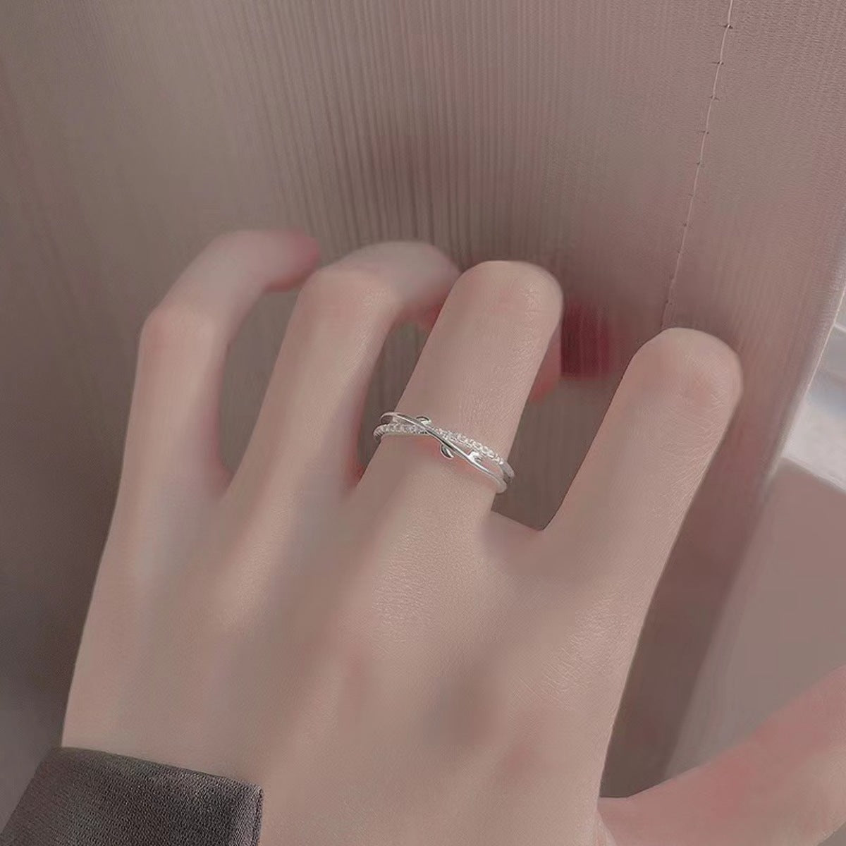 Sterling Silver Open Ring in Silver - women's open ring